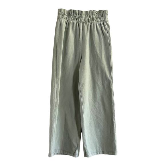 ZARA Women's Light Green Comfortable Summer Dress Straight Pants Size 6 - Picture 1 of 5